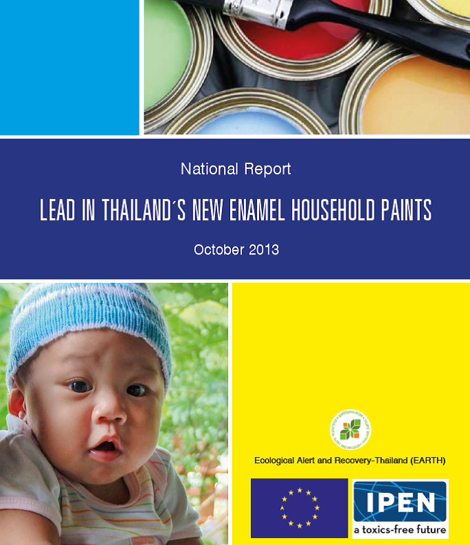Lead in Thailand's New Enamel Household Paints report cover