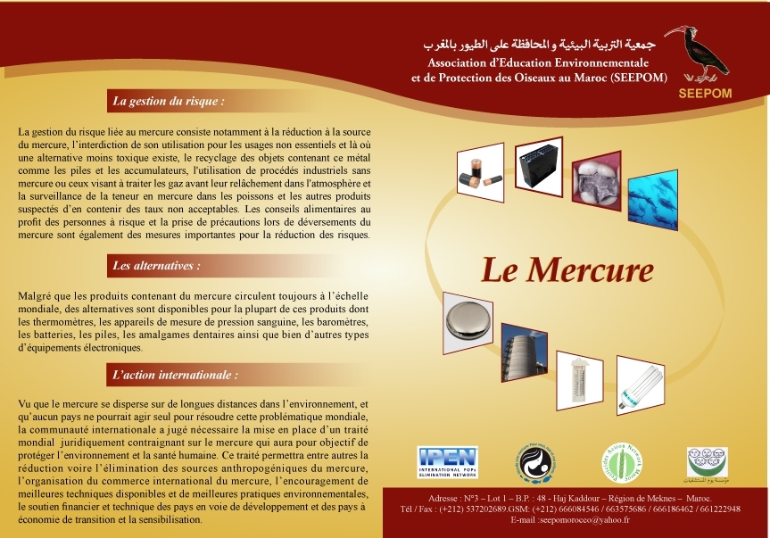 SEEPOM mercury brochure (front)