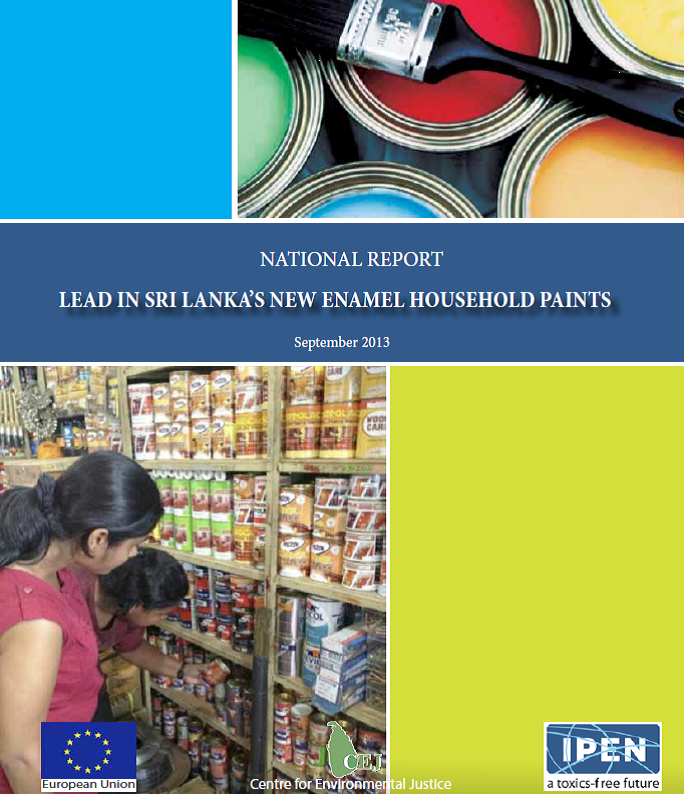 Sri Lanka lead report cover