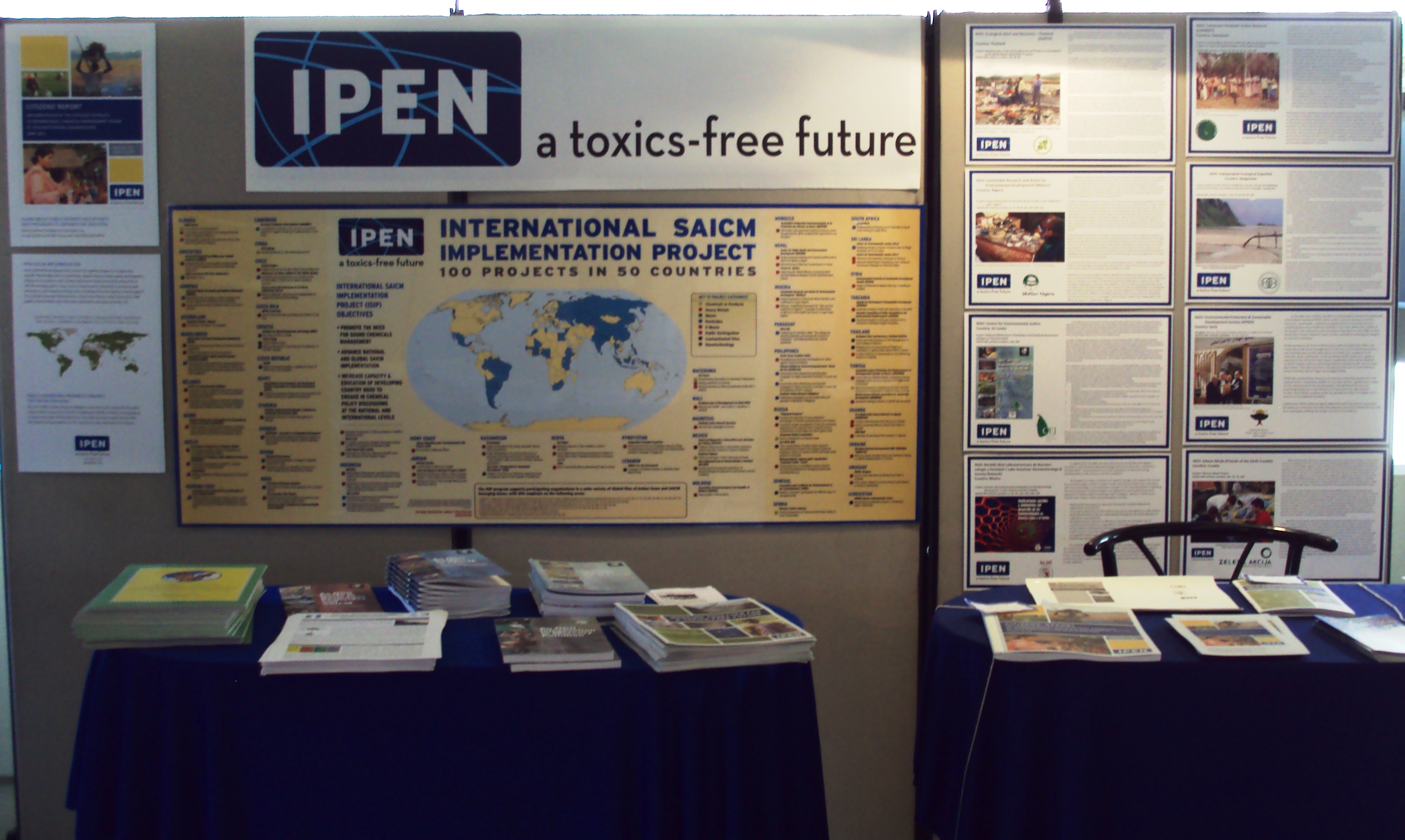 IPEN booth at ICCM3