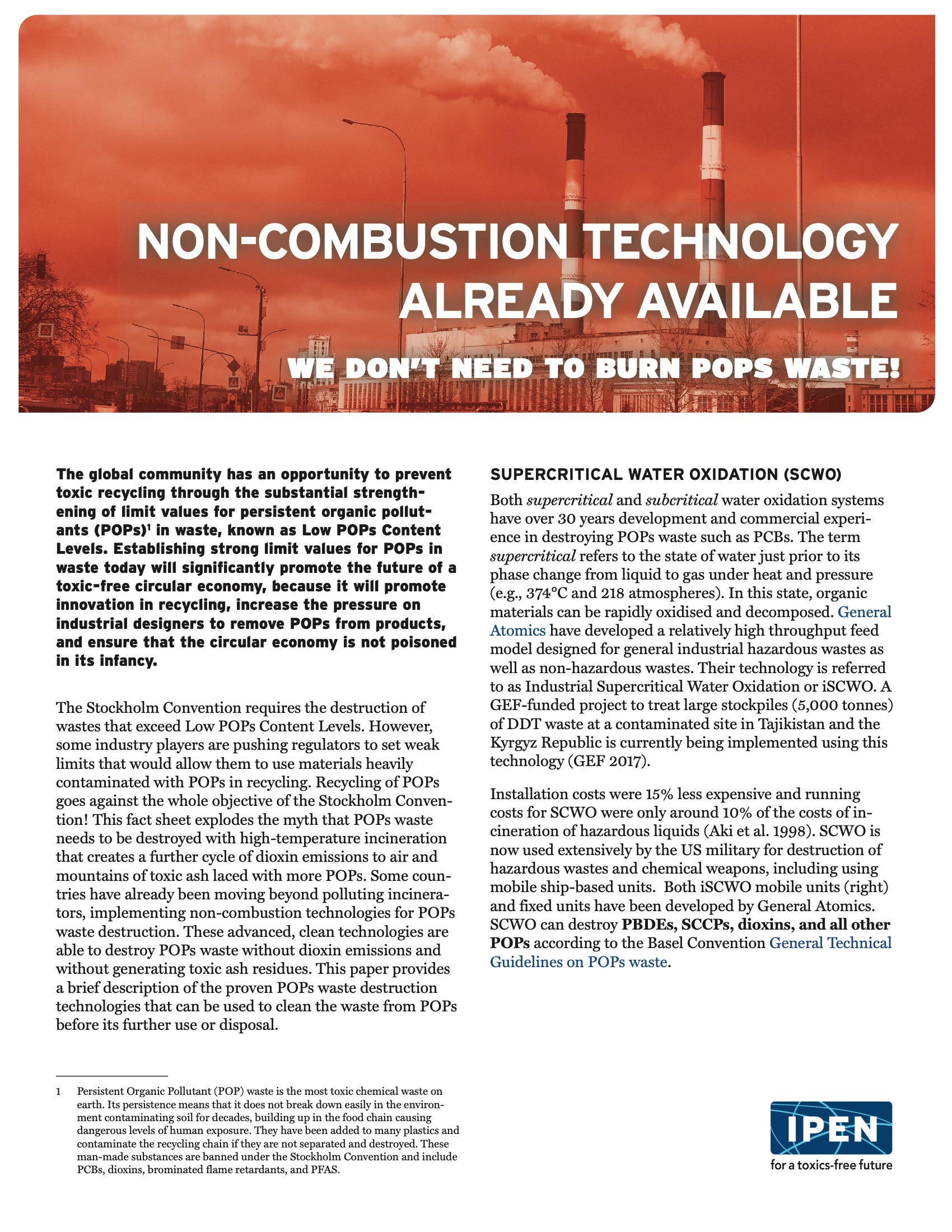Cover of Non-Combustion Technology Already Available