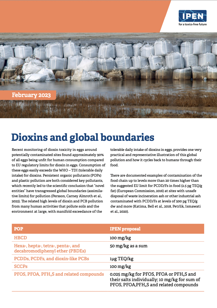 Cover of Dioxins and Global Boundaries