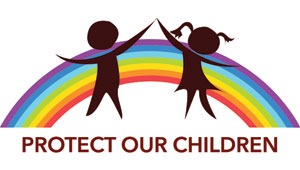 PAN Protect our children logo