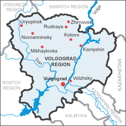 Volgograd map