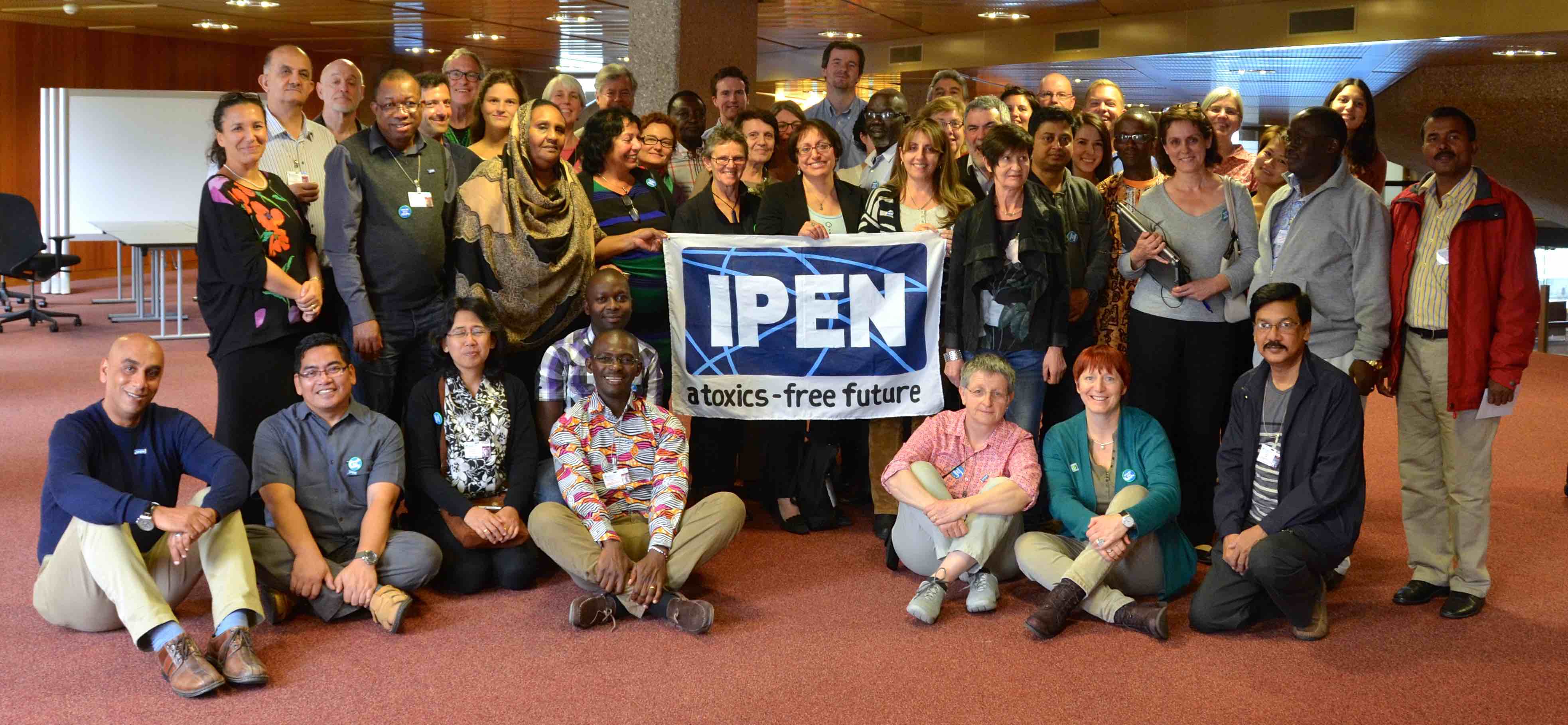 Some of the NGO representatives at the IPEN prep meeting in Geneva prior to the ICCM4
