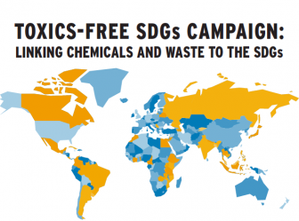 Toxics-Free SDGs Campaign poster screenshot