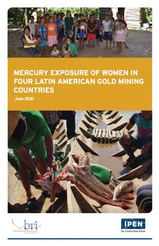 Cover of Mercury exposure of women in Four Latin American gold mining countries
