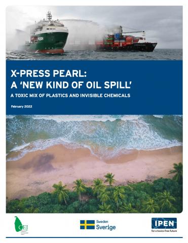 The sinking of the container ship X-Press Pearl created a toxic mix of plastics and invisible chemicals