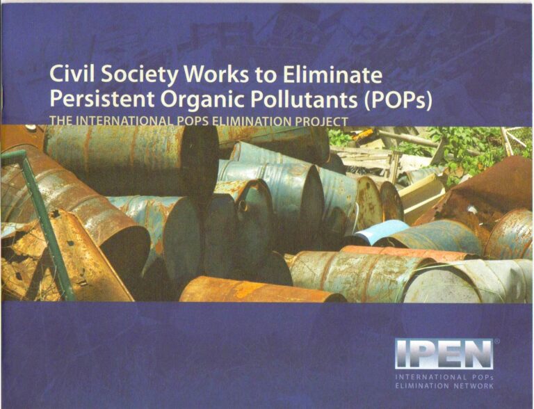 Civil Society Works to Eliminate POPs