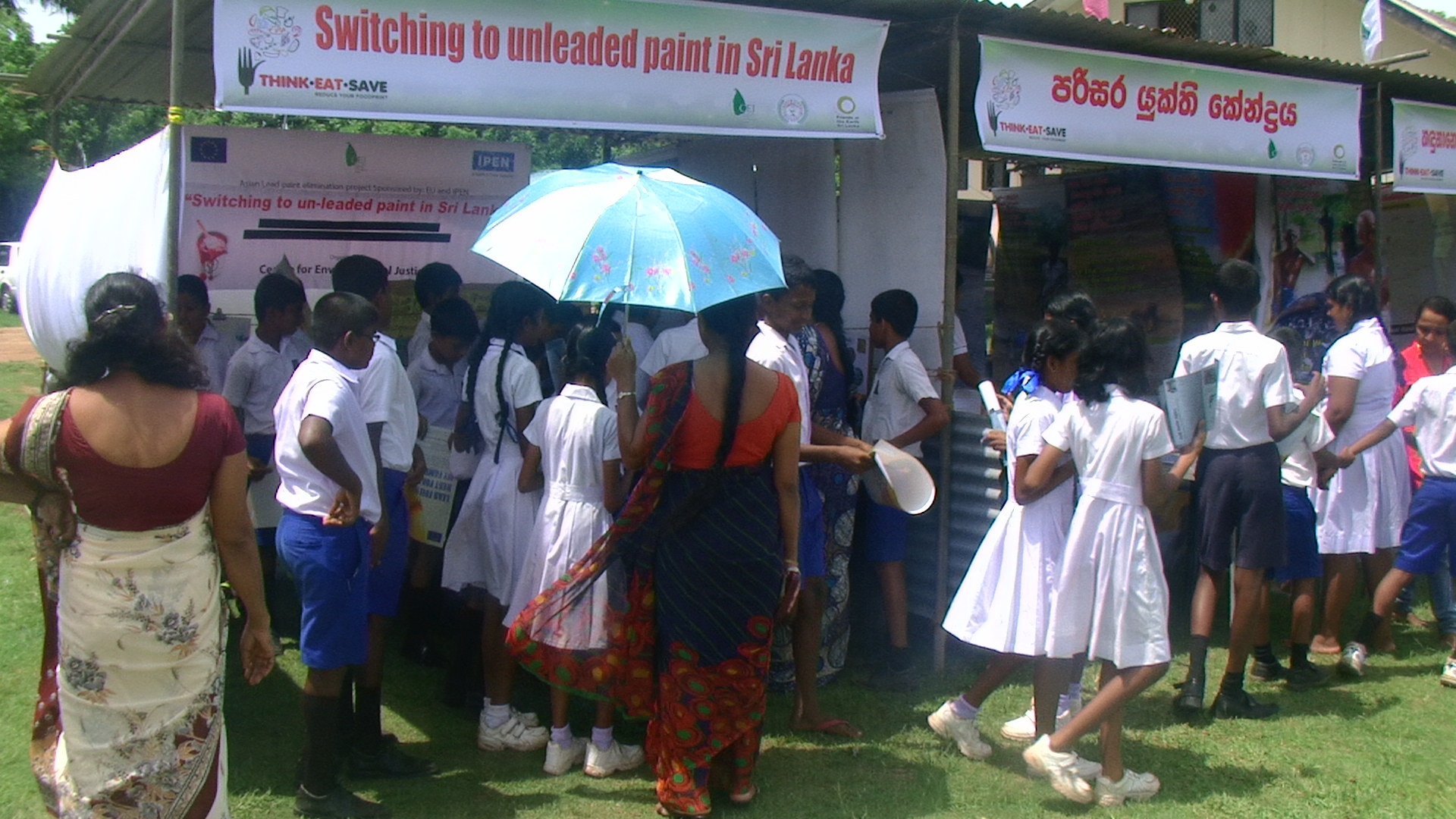 CEJ hosted an awareness-raising booth about lead in paint in Sri Lanka