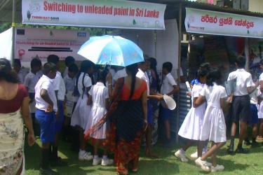 CEJ booth lead awareness week
