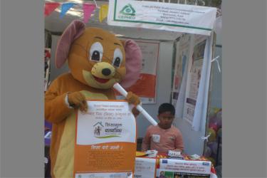 CEPHED booth at an educational fair 