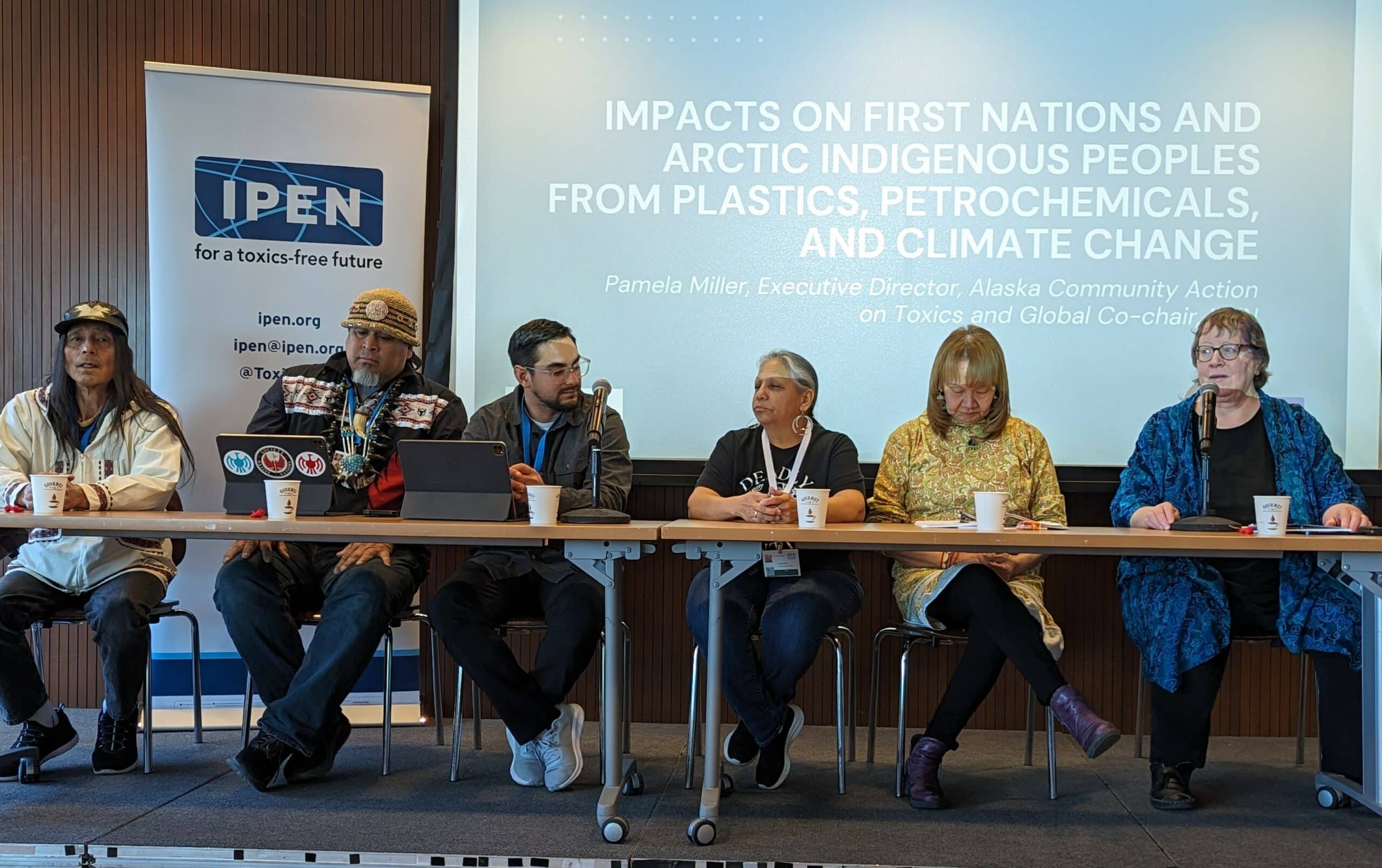 panel members at INC4 briefing