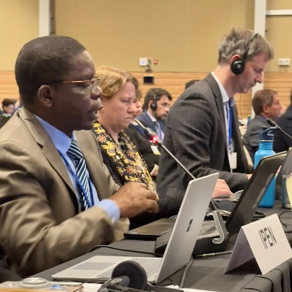 Gilbert Kuepouo speaking at GFC OWEG-1