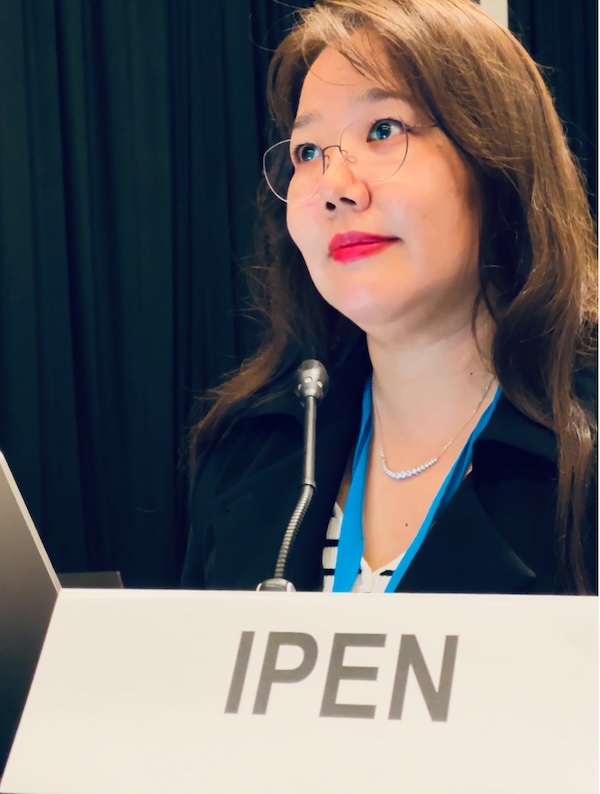 Poyeon Kim speaking at GFC OWEG-1