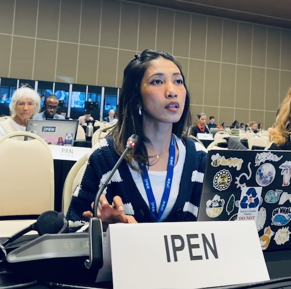 Sonia Buffheim speaking at GFC OEWG-1